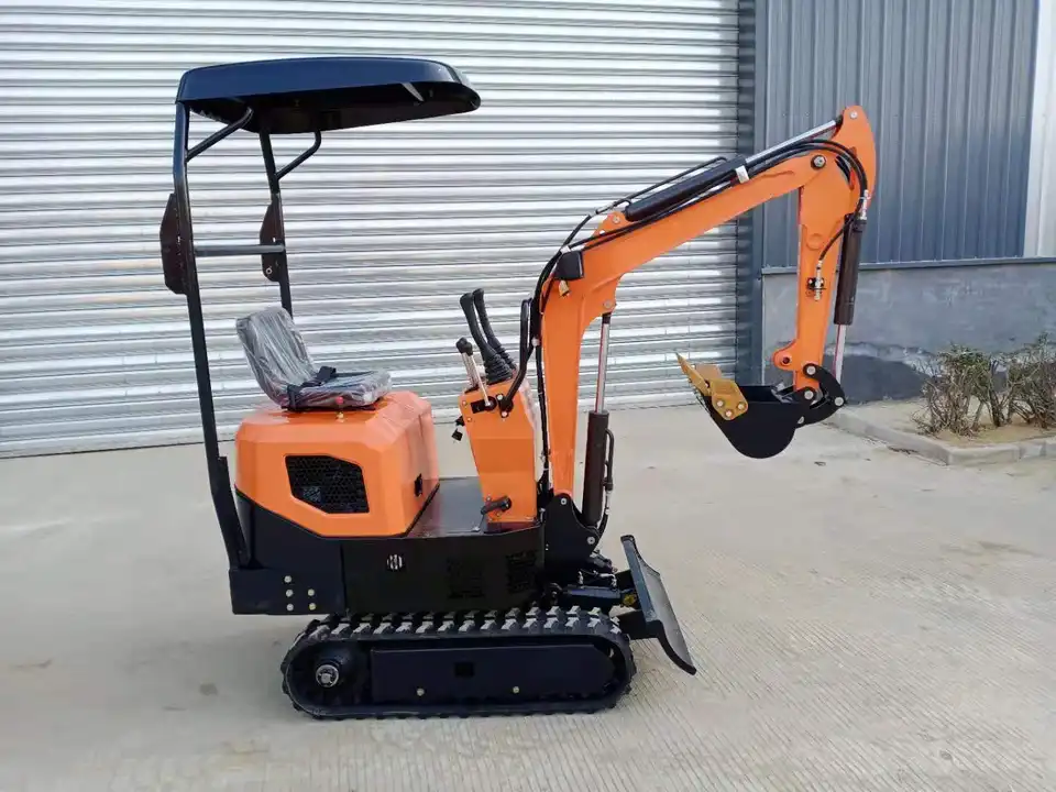 Heavy Duty Crawler Mini Excavator 1 Ton Featuring Japan Kubota Engine