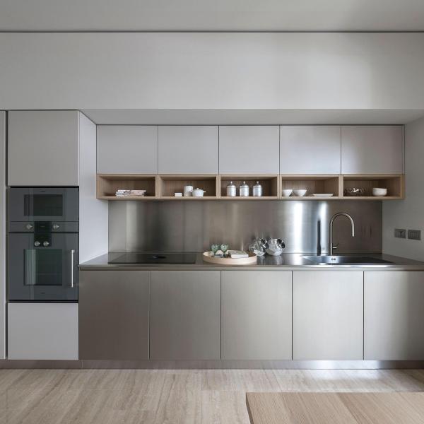 Custom Storage Modern Design Smart Kitchen White Smart Stainless Steel Kitchen