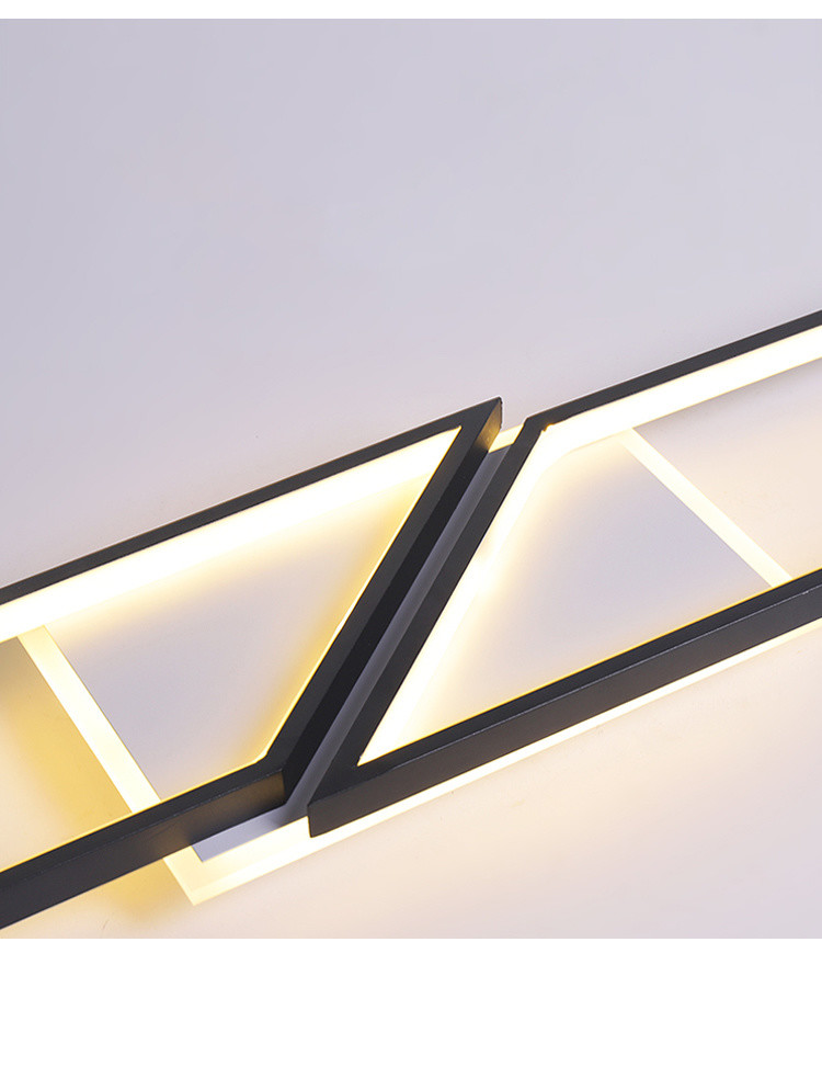 LED Office Ceiling Lamp Rectangular Modern Minimalist Meeting Living Room Strip Spot Lights(WH-MA-222)