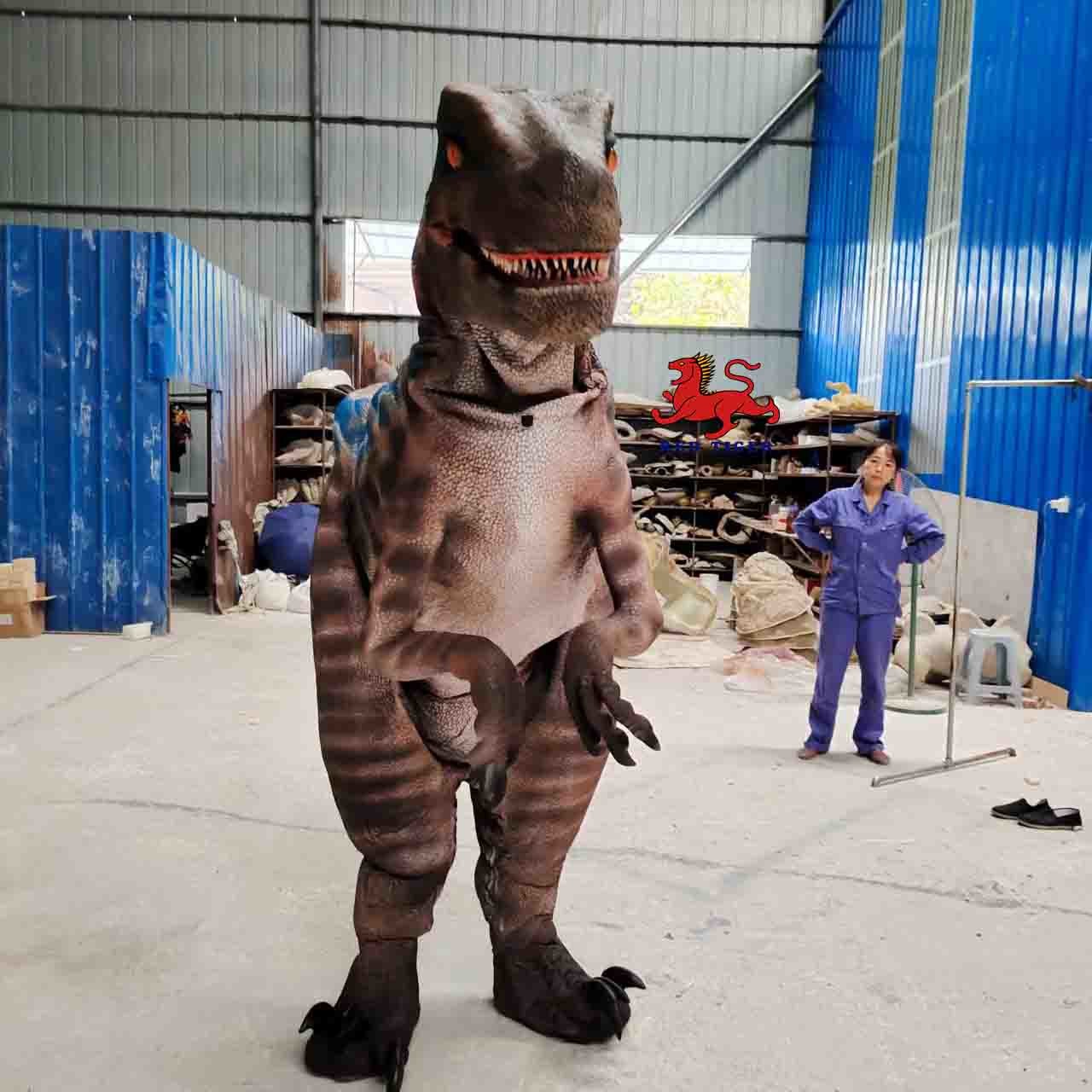 Realistic Dinosaur Costume Hidden legs raptor costume