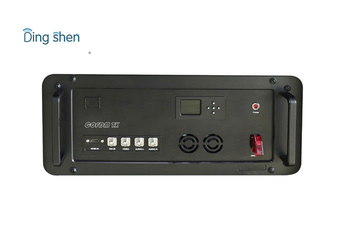 100km NLOS COFDM Wireless Transmitter 100W Vehicle Mounted Digital Video Sender Encrypted
