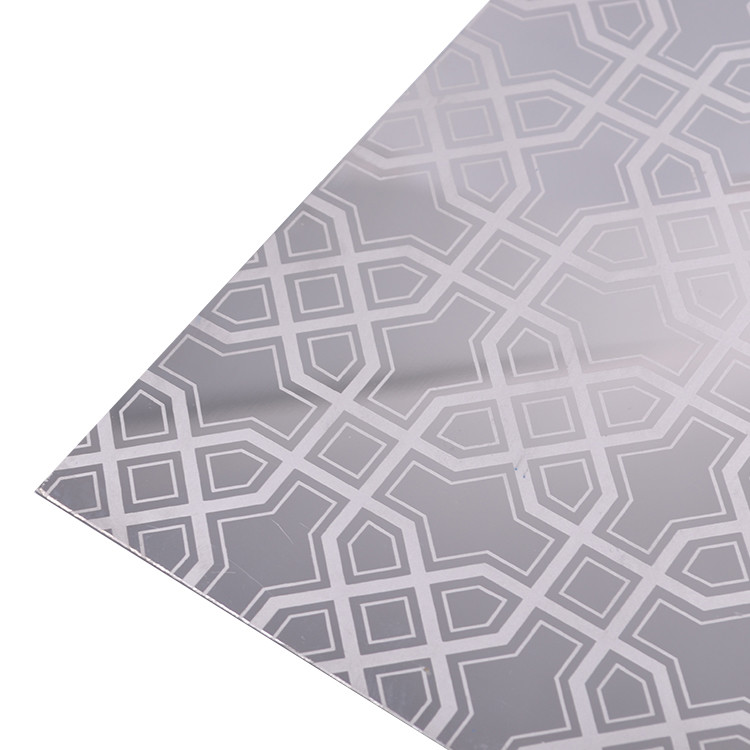 4x8 Stainless Steel Etching Sheet Metal Decorative Plates 3mm Thickness