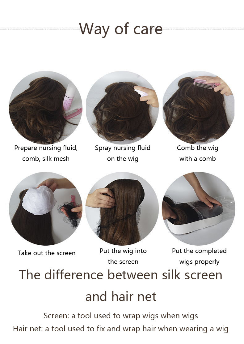 Ladies Fluffy Short Synthetic Wigs High Temperature Wire