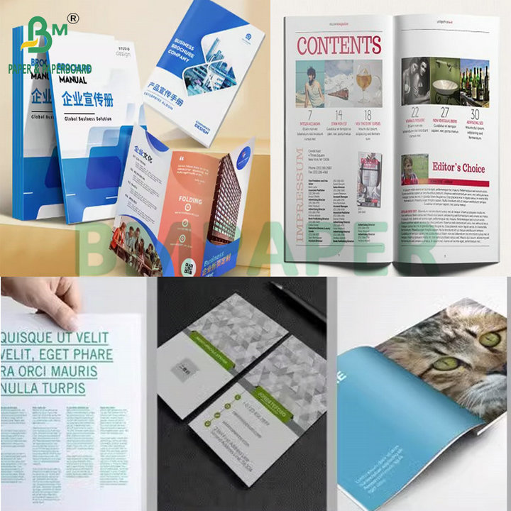 200gsm 250gsm C2S Coated Glossy Paper For Photo Printing Well Prinitng Effect