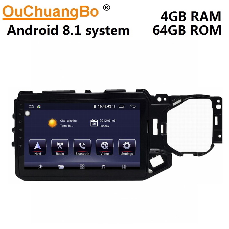 Ouchuangbo Central multimedia gps for Chery Tiggo 4X 5X 2017 support BT MP3 mirror link android 8.1 OS 4+64