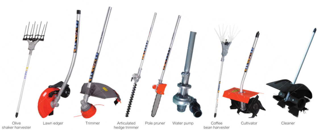 1.85KW Brush Cutter Weeder 5 In 1 G45 Petrol Multi Function Garden Tool