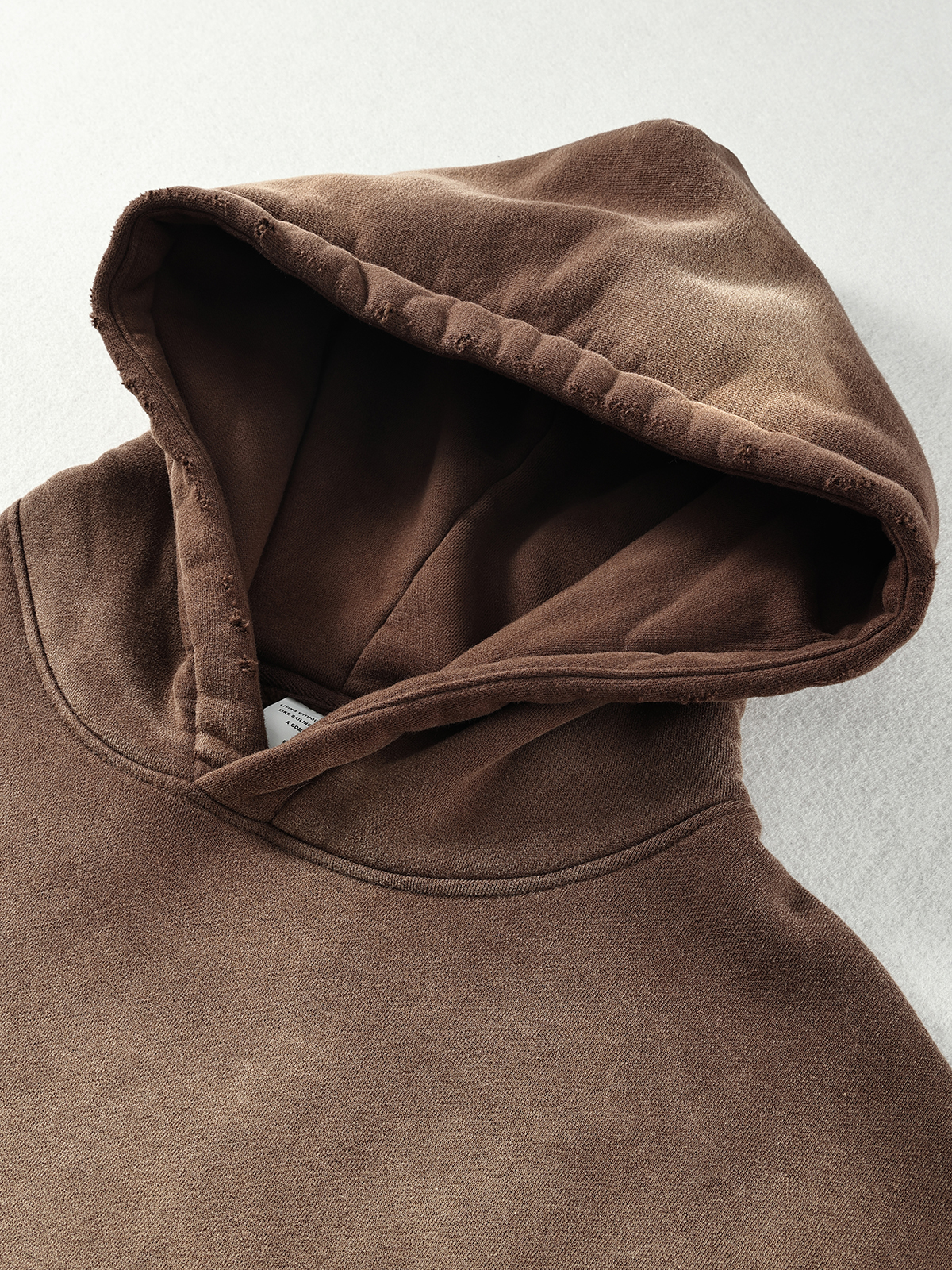 Retro Pull Over Hoodie Gym Blank Oversize Unisex Washed Cotton Sweatshirt