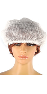 white clipped cap