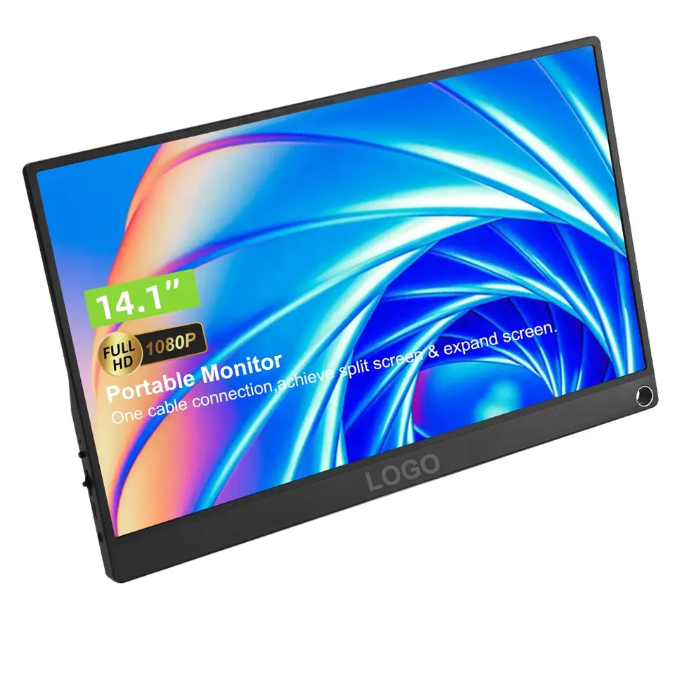 ODM USB C Mini HDMI Gaming Portable LCD Display Liquid Crystal Dual Monitor