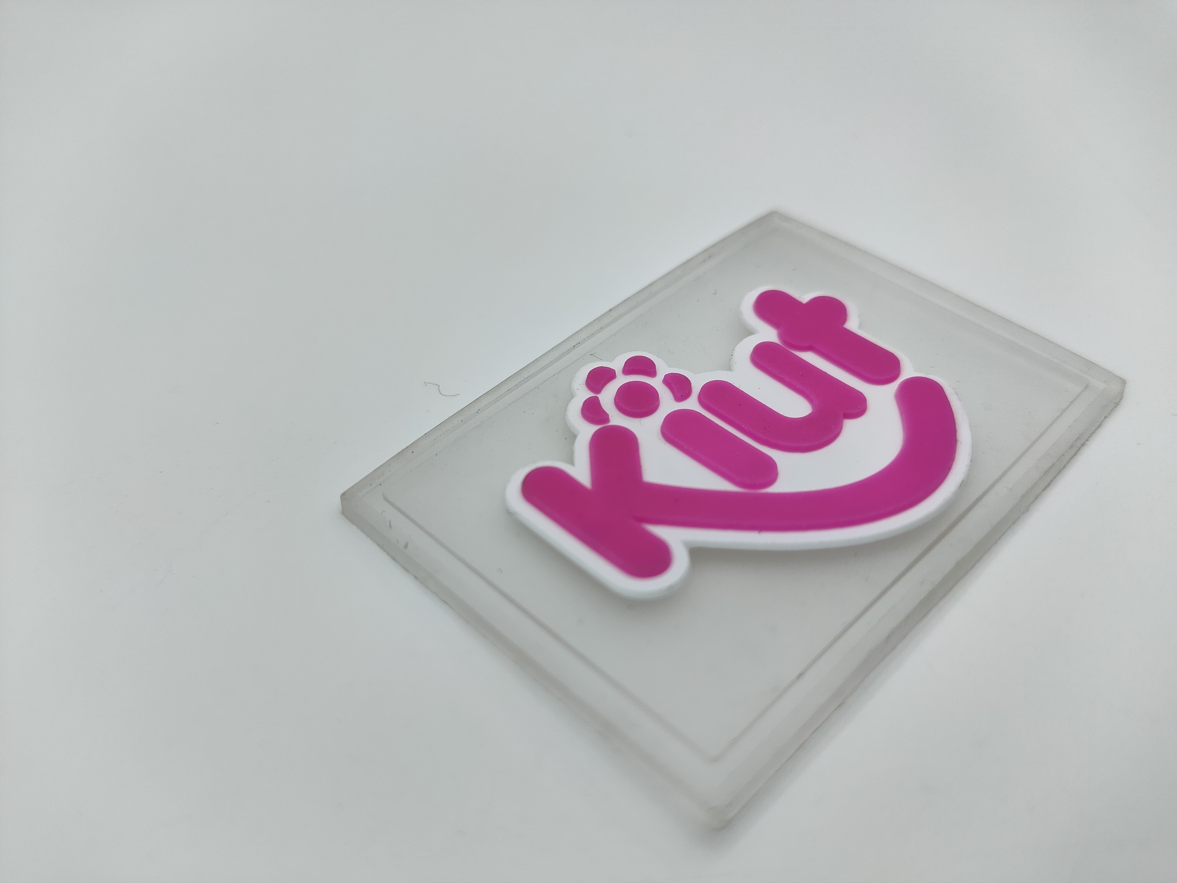 Transparent Logo Label Stickers Decorational OEM Supported