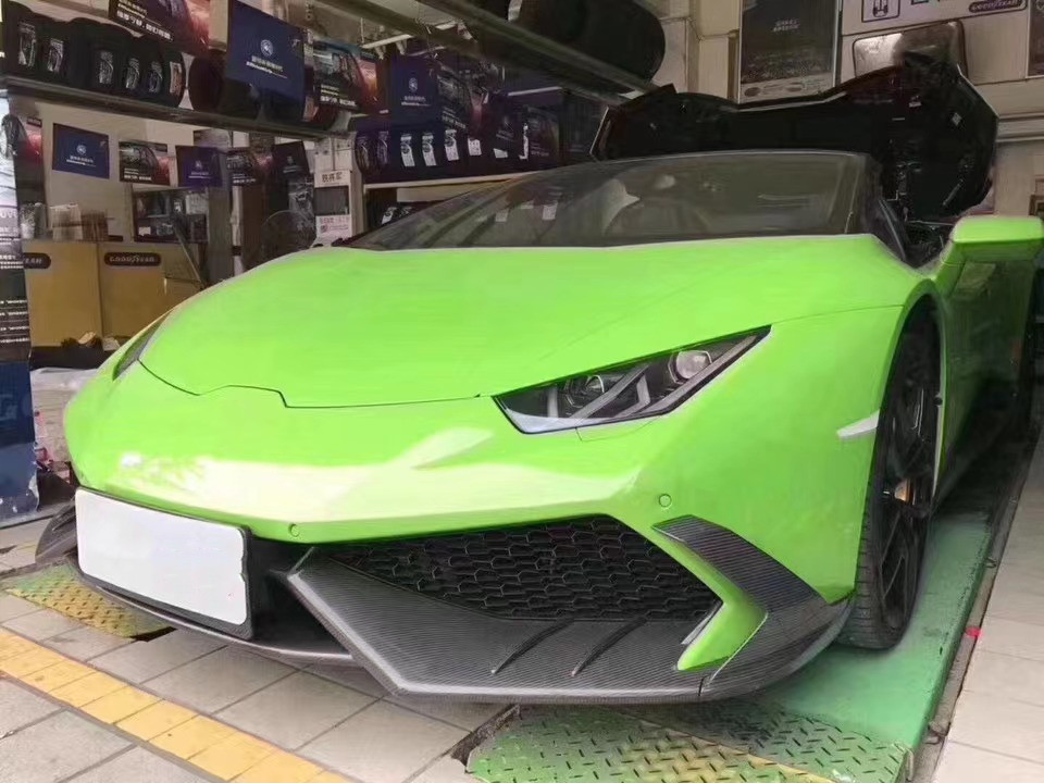 For Lamborghini LP580 LP610 Carbon Fiber Body Kit LP580 LP610 Upgraded MSY Style Front Lip Diffuser Spoiler Side Skirt
