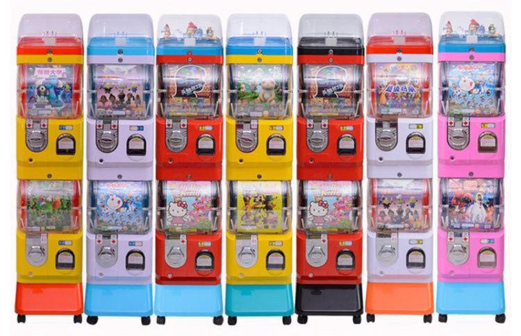 Shopping Mall Mini Capsule Gashapon Vending Machine Kids Toys 110V 220V