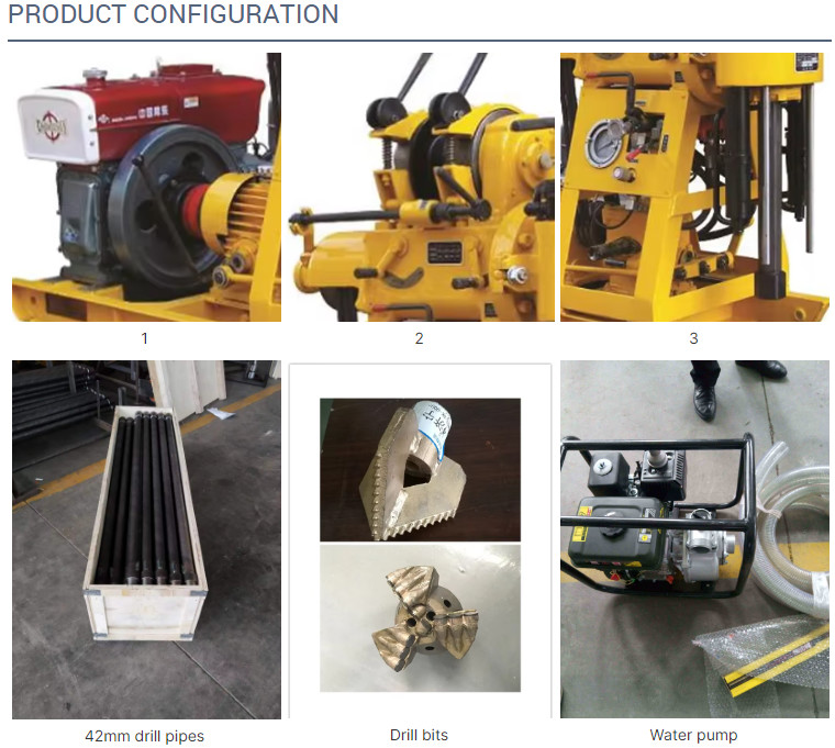 180m-200m Geological Drilling Rig Machine For Exploaring Engineering Drilling