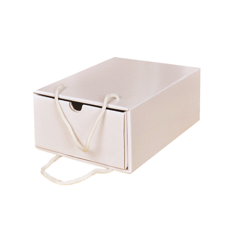 Industrial Shoes Clothing Rectangle Sliding Drawer Side Drop Carton Sneaker Shine Box