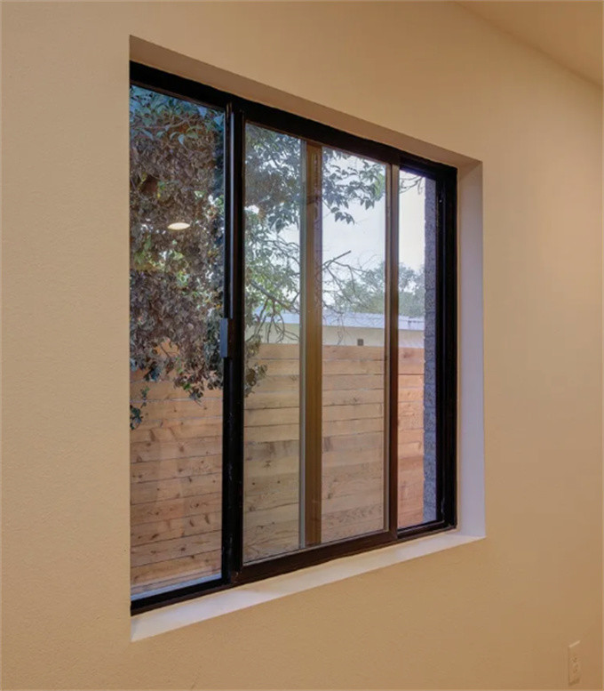 8-way Seal Aluminum Alloy Sliding Windows For Hanging Curtain Facade Decoration