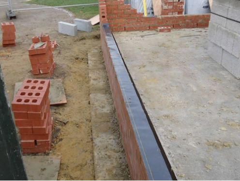 500um DAMP PROOF COURSE for Foundation Walls Onsite Installation Service Provided