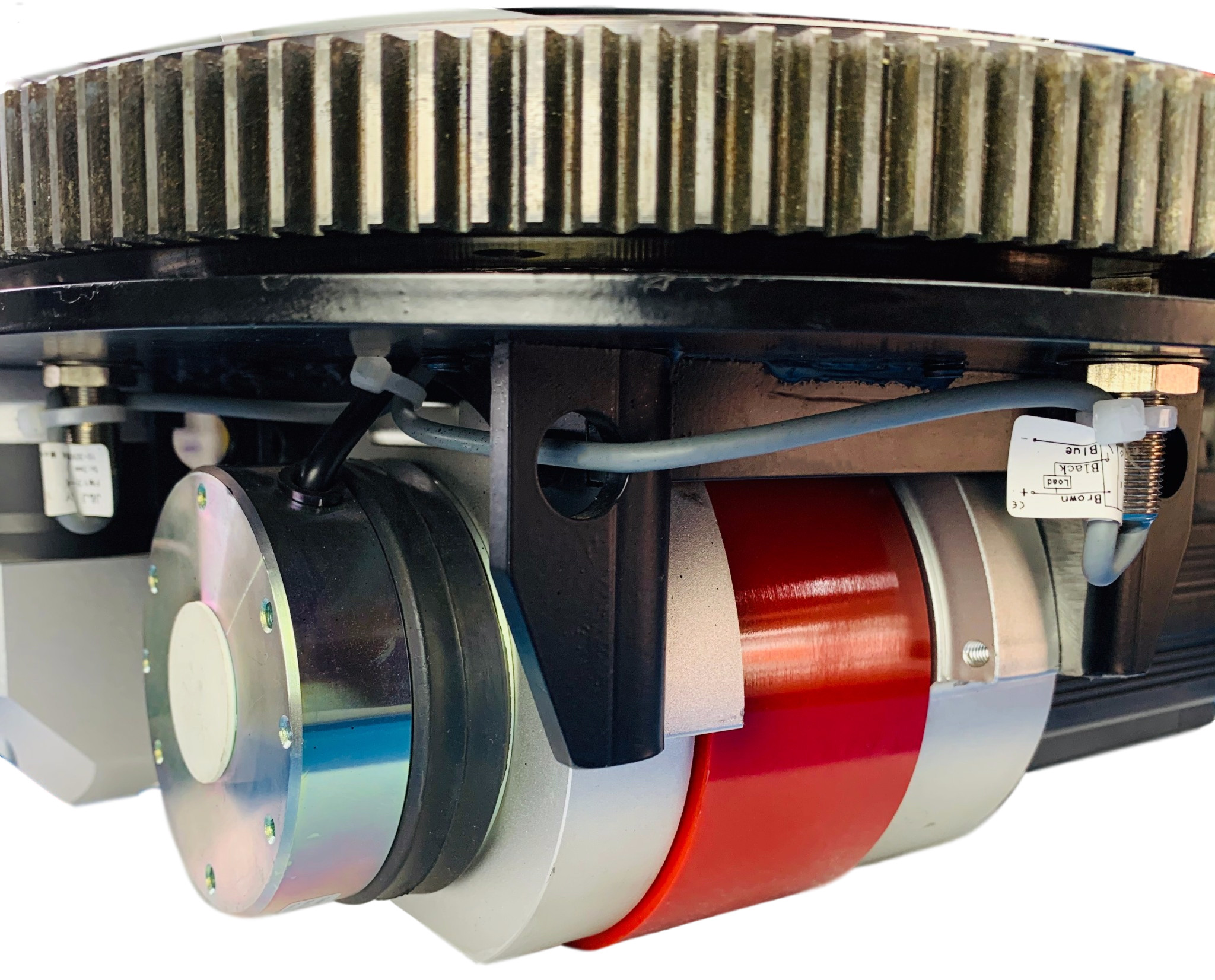 160mm Electric Drive Wheels , 750W Agv Spare Parts Handling Platform