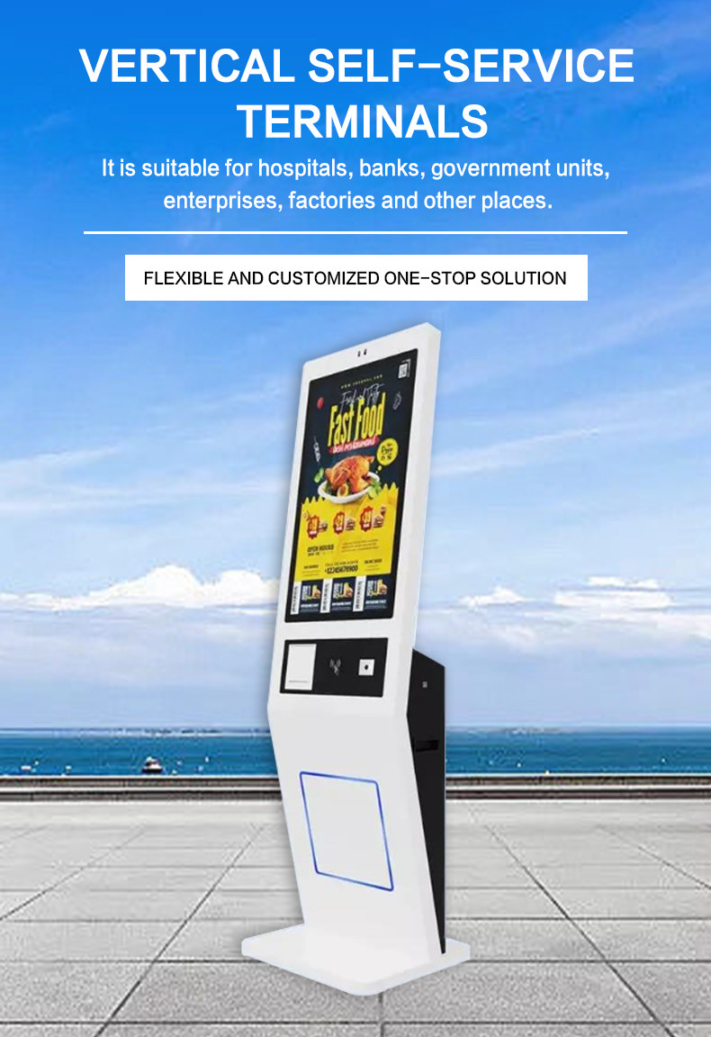 Windows Solution 4 128G LCD Digital Signage With Sheet Metal Shell Tempered Glass