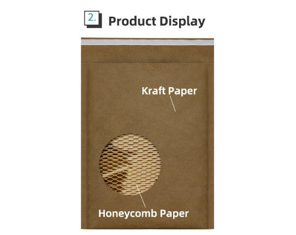 Custom Honeycomb Paper Padded Mailer For Transportation