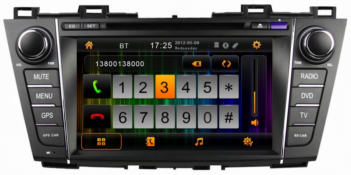 Car CD player for Mazda 5 /Premacy 2009-2012 with auto gps navigation OCB-8005