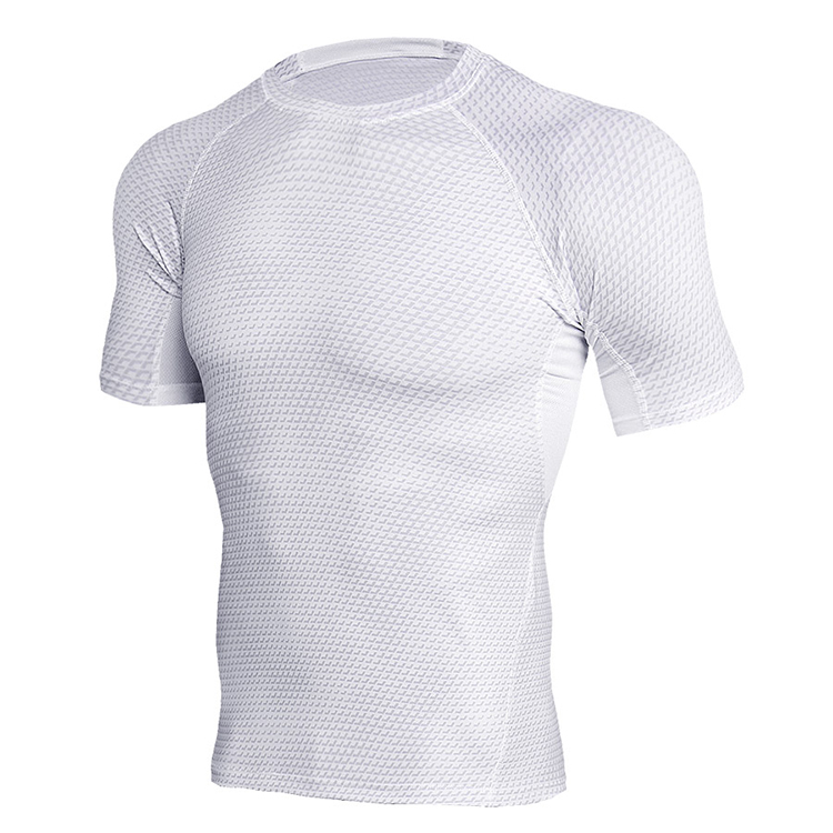 Men Custom Rash Guard Easy Cleaning Unique Design Logo Imprintable