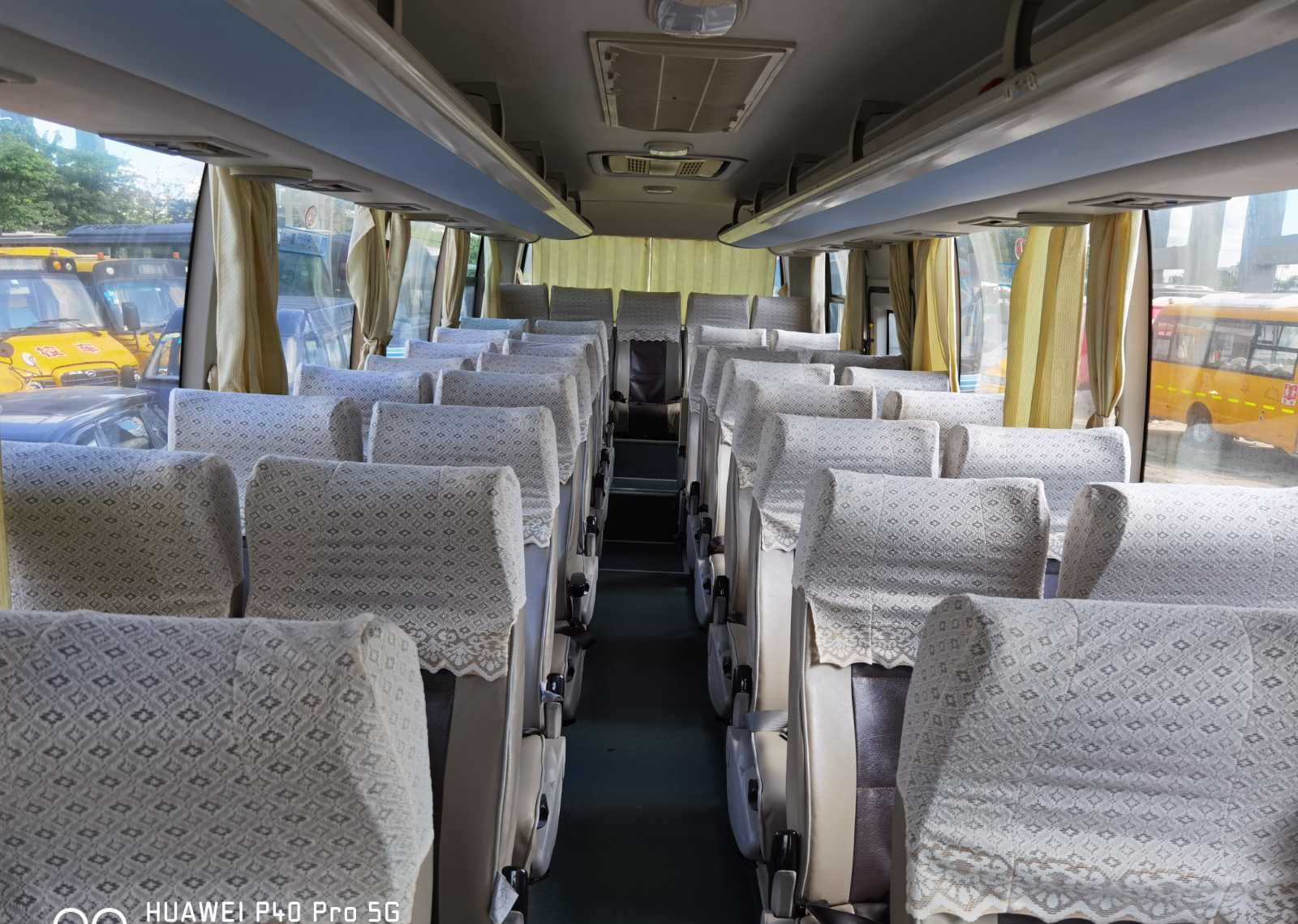 2014 Year Higer KLQ6896 Coach Bus 39 Seats Used Bus Diesel Engine 162kw No Accident LHD Bus