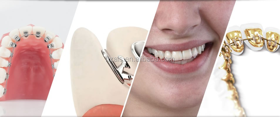 Metal Orthodontic Lingual Dental Alignment Braces For Teeth Alignment 0.018 ODM