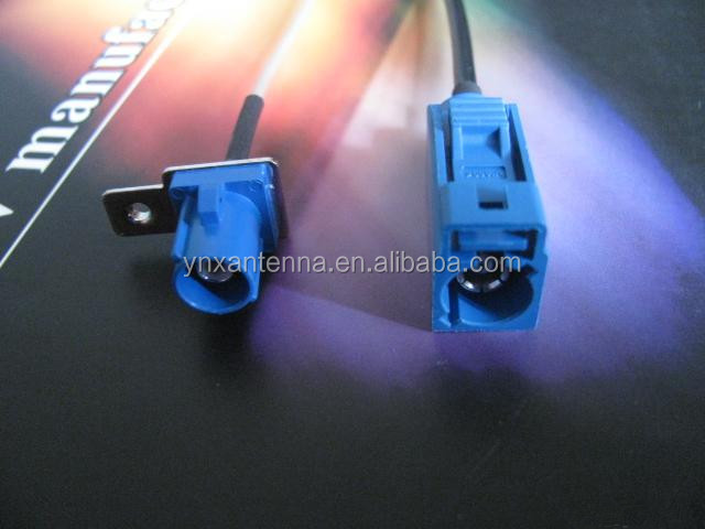 1 Conductor PVC Pure Copper Blue Fakra Male to Female Antenna Accessory Cable for Benefit