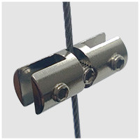 Hook And Loop Steel Cable Management Gripper For Lighting And Gallery Displays