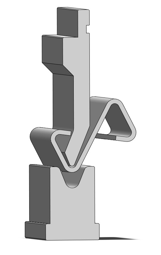 Single Side Press Brake Clamping Quick Release Amada Clamp With Button