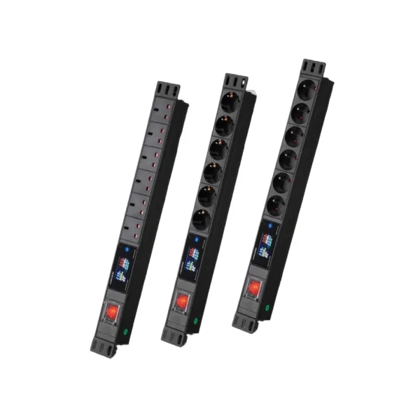 Smart Remote Monitoring &Control LCD Meter PDU Customizable 63A Heavy PDU Power Distribution Unit