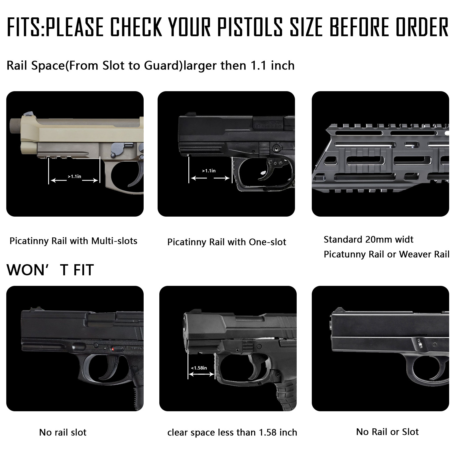 IPX4 Pistol Laser Flashlight 800 Lumens Rechargeable Tactical Laser Flashlight