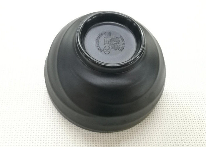 Diameter 16cm Weight 271g Black Color Noodels Bowl Imitation Porcelain Bowl