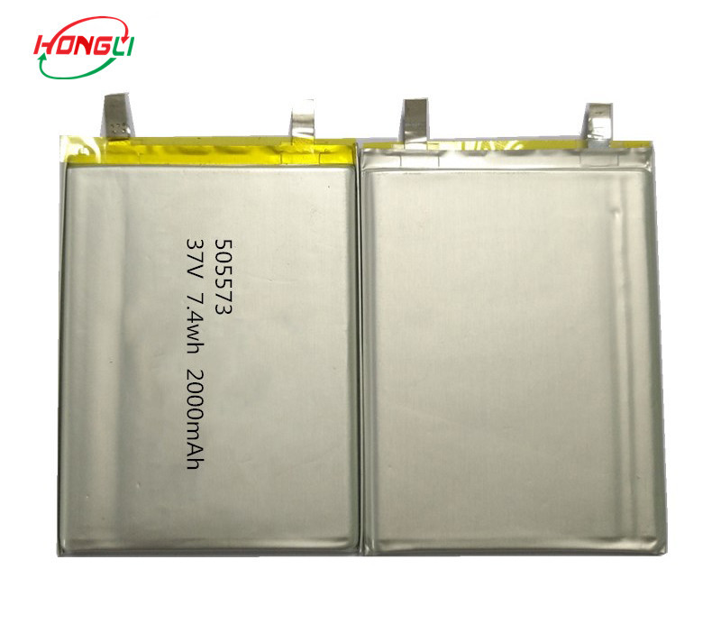 Rechargeable 3.7v Lithium Polymer Battery 2000mAh 505573 ROHS Certifications Approved