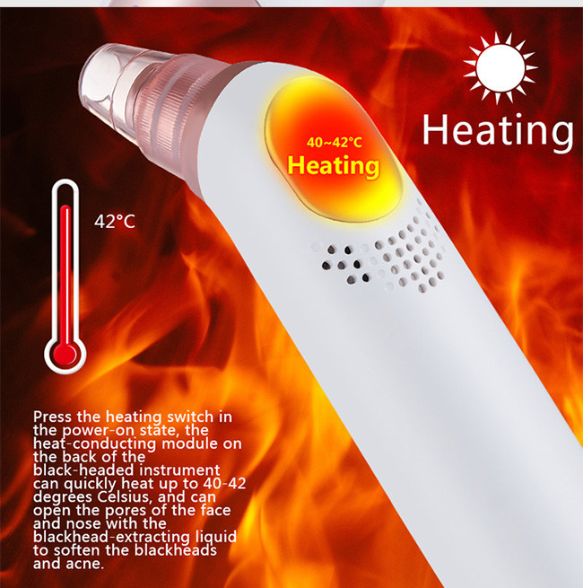 USB Rechargeable 800mAh 5W Acne Removal Vacuum Suction Beauty Device