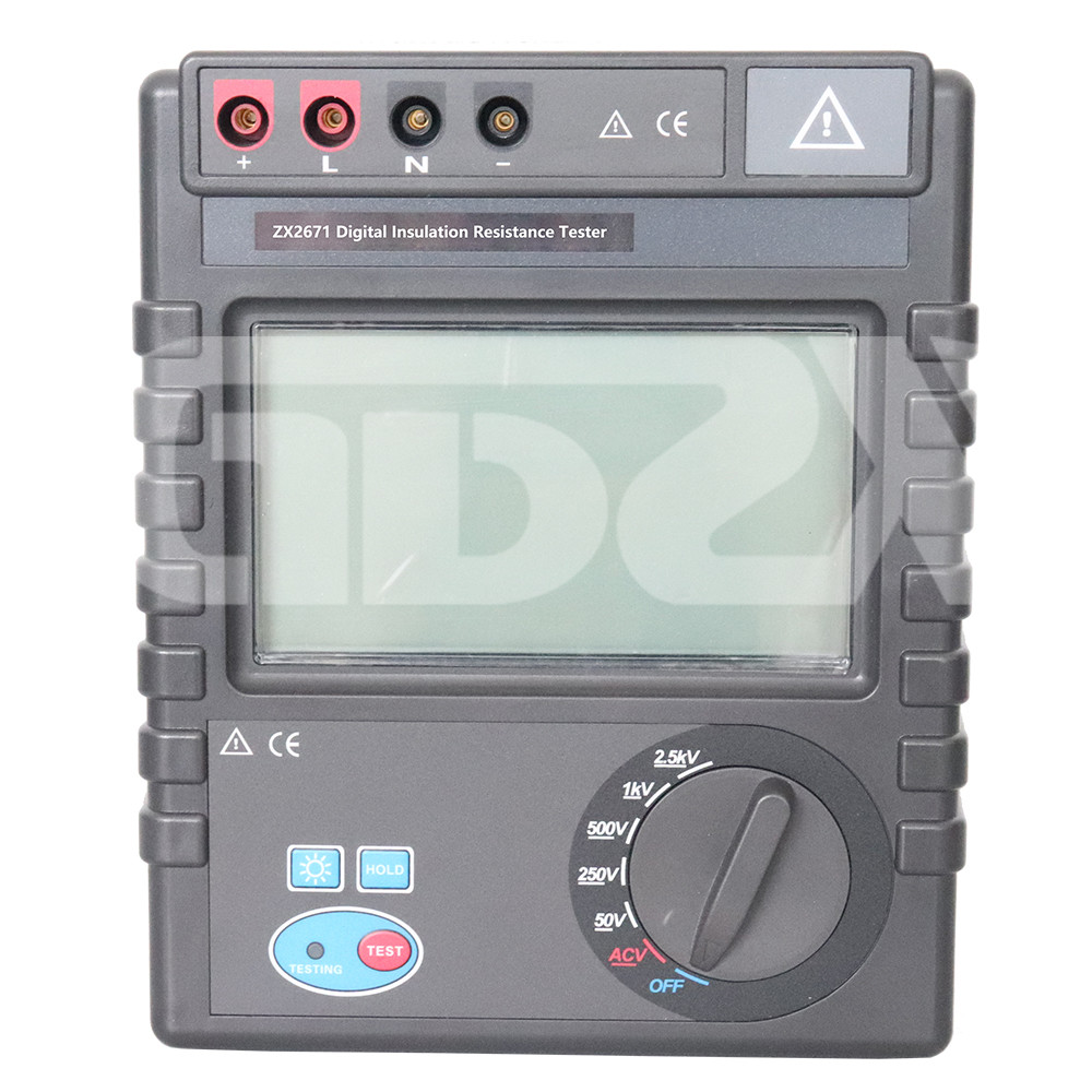 ZX2671 Digital Insulation Resistance Tester Long Standby Time
