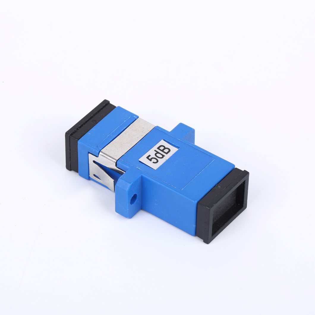 Wholesale Cheap Price Sc Upc Flange Singlemode Fiber Optic Attenuator 1-30dB Optional for FTTH Communication