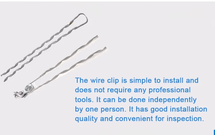 Customize ADSS Pre-twisted Wire OPGW Optical Cable Clamp for Versatile FTTX FTTH