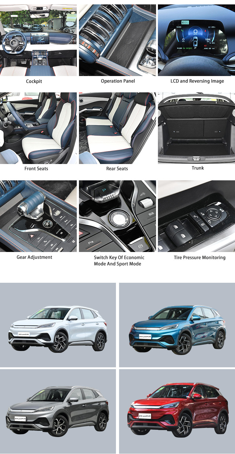 EV BYD Second Hand Car Vehicles 510km Electric SUV BYD Yuan Plus Flagship