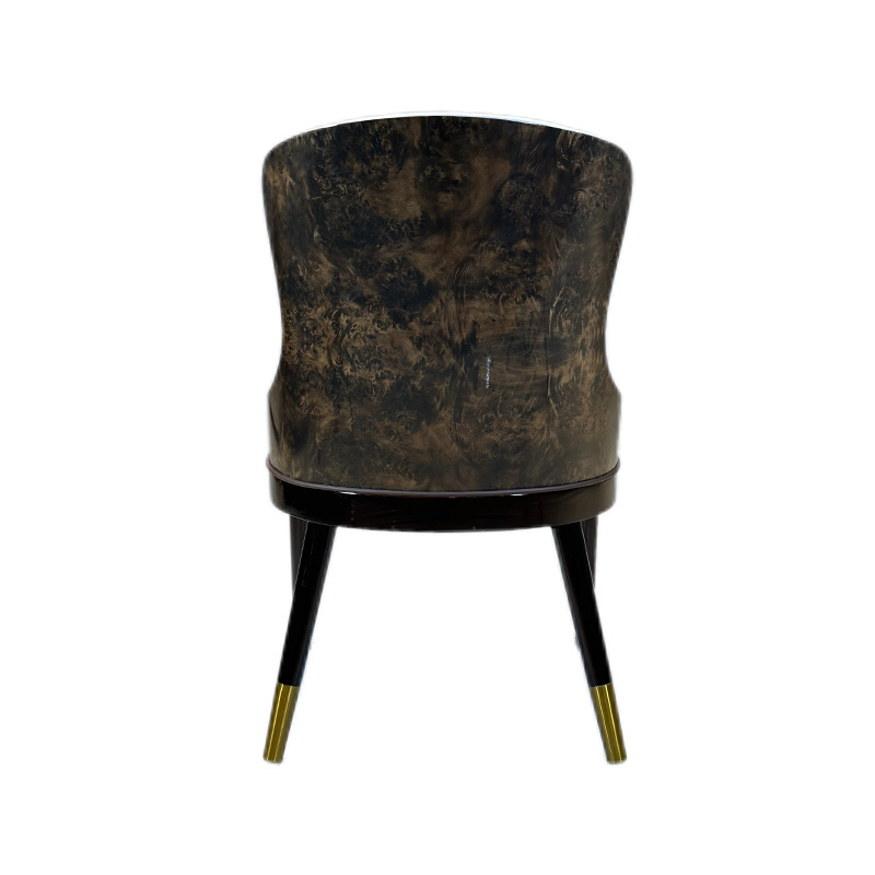 OEM Hotel Furniture Dining Room Modern Ash Wood Chair Without Armrest