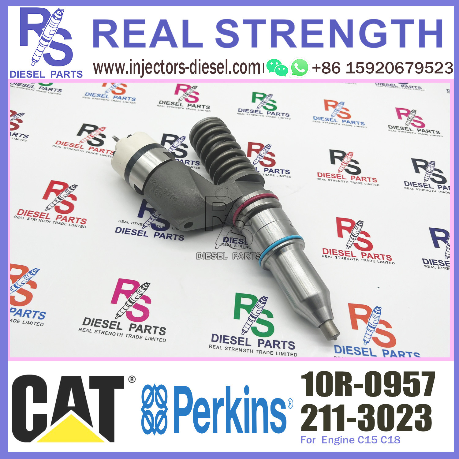 10R-0957 Cat C15 Injector Engine C16 3406E Perkins Fuel Injectors