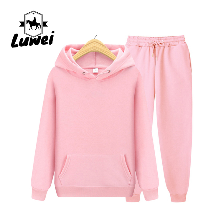 Custom Drop Shoulder Made Men's Sweatshirt Sudaderas Con CapuchaHeavy Fitness Hoodies And Joggers Set