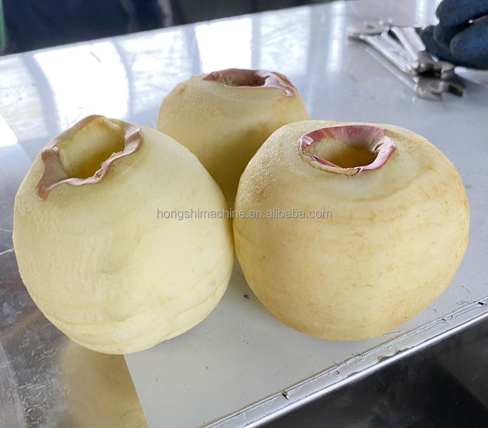 Apple peeling slicing cutting machine/Apple peel and core machine/Apple core slicer peeler cutter machine