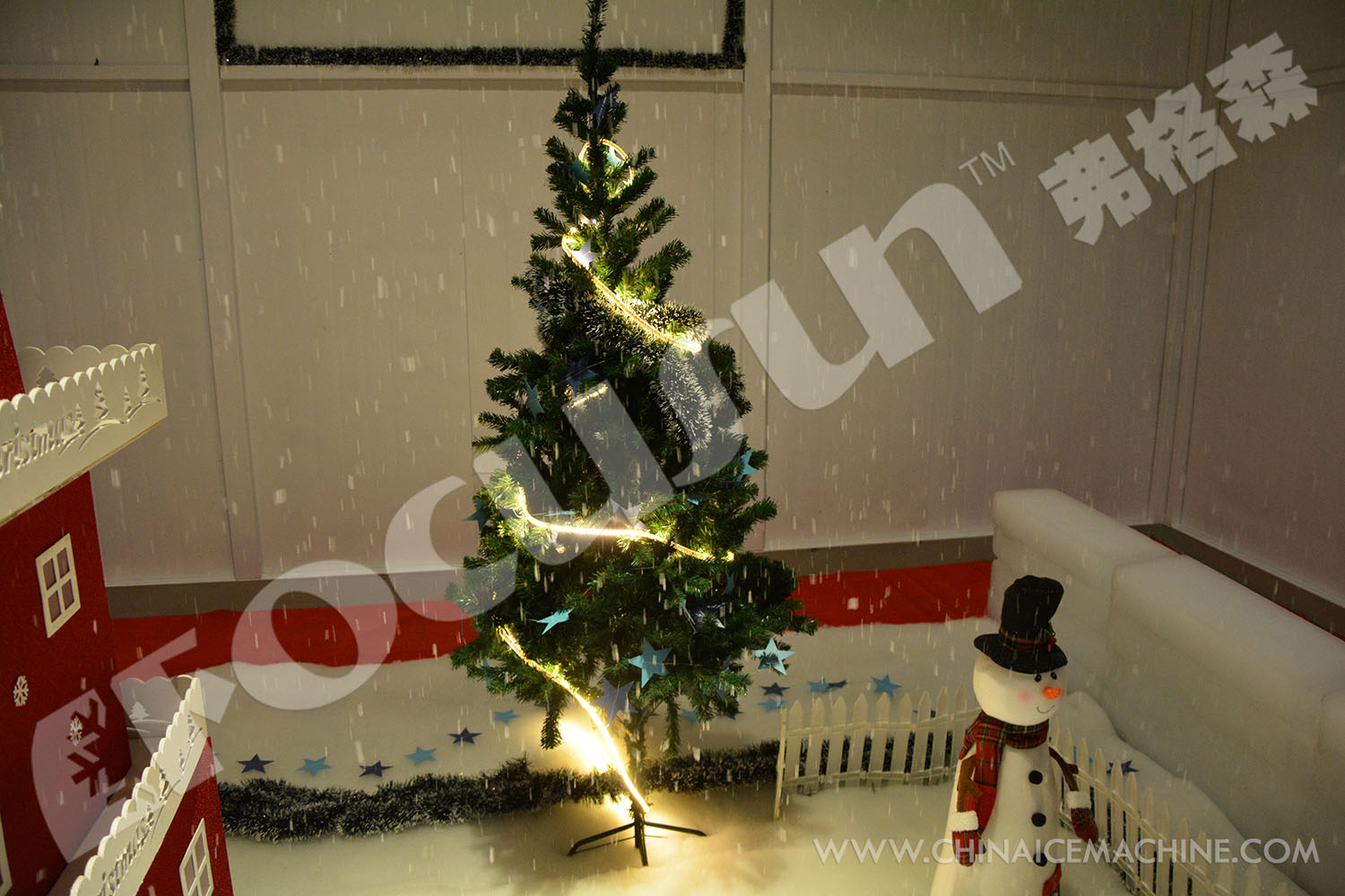 Focusun Indoor Snow Falling Machine with Stainless Steel 304 and Copeland Compressor