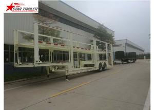 Buy cheap Auto Transportation Car Carrier Trailer 40t Max Payload With 450mm Height I Beam product