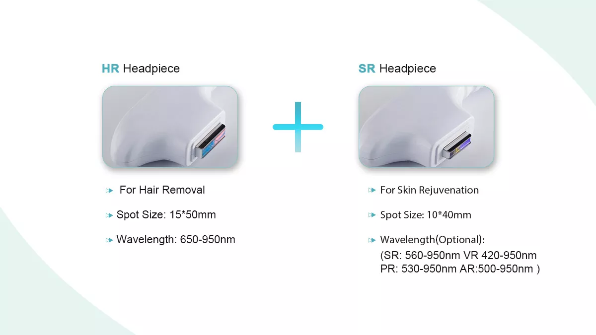 Portable Ipl Opt Shr Shr Opt E Light Handset Lamp Handle Laser Ipl Hair Removal Hair Removing Machine