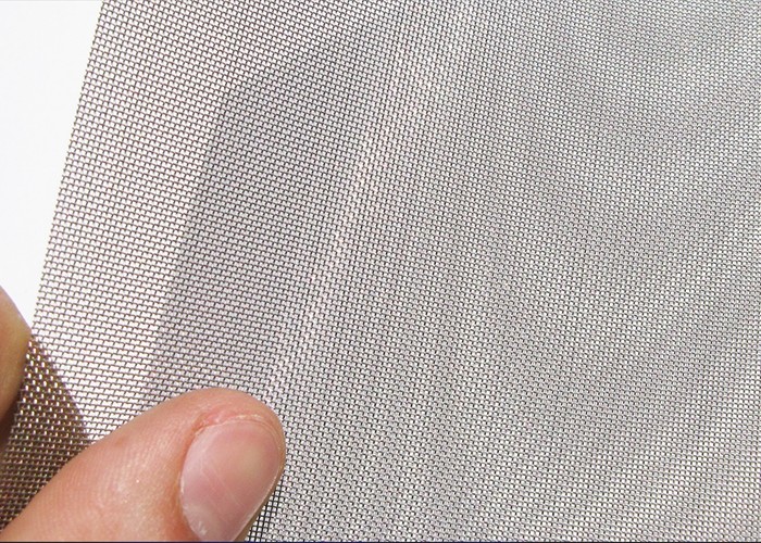 304 316 Square Anticorrosion Stainless Steel Woven Wire Mesh