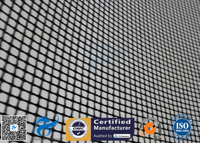 PTFE Coated Fiberglass Mesh Fabric 4X4MM 580GSM Black Conveyor Belt Roll