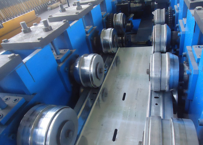 Automatic Punch Steel Cable Tray Roll Forming Machine Photovoltaic Stents