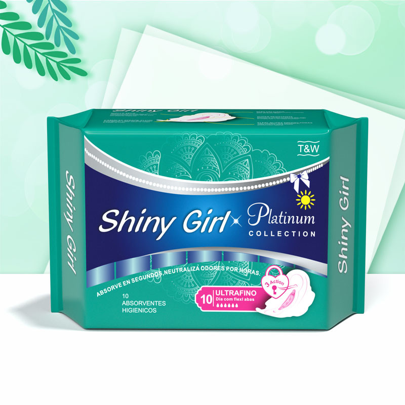 Trifold Night Use Sanitary Napkin Anion Pad Pads 230 240 270 320mm For Women